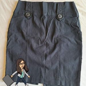 4/$20 Black Pencil Skirt